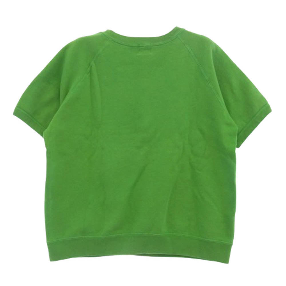 A BATHING APE アベイシングエイプ BABY MILO ベイビーマイロ 半袖 トップス スウェット Tシャツ グリーン グリーン系 S【中古】