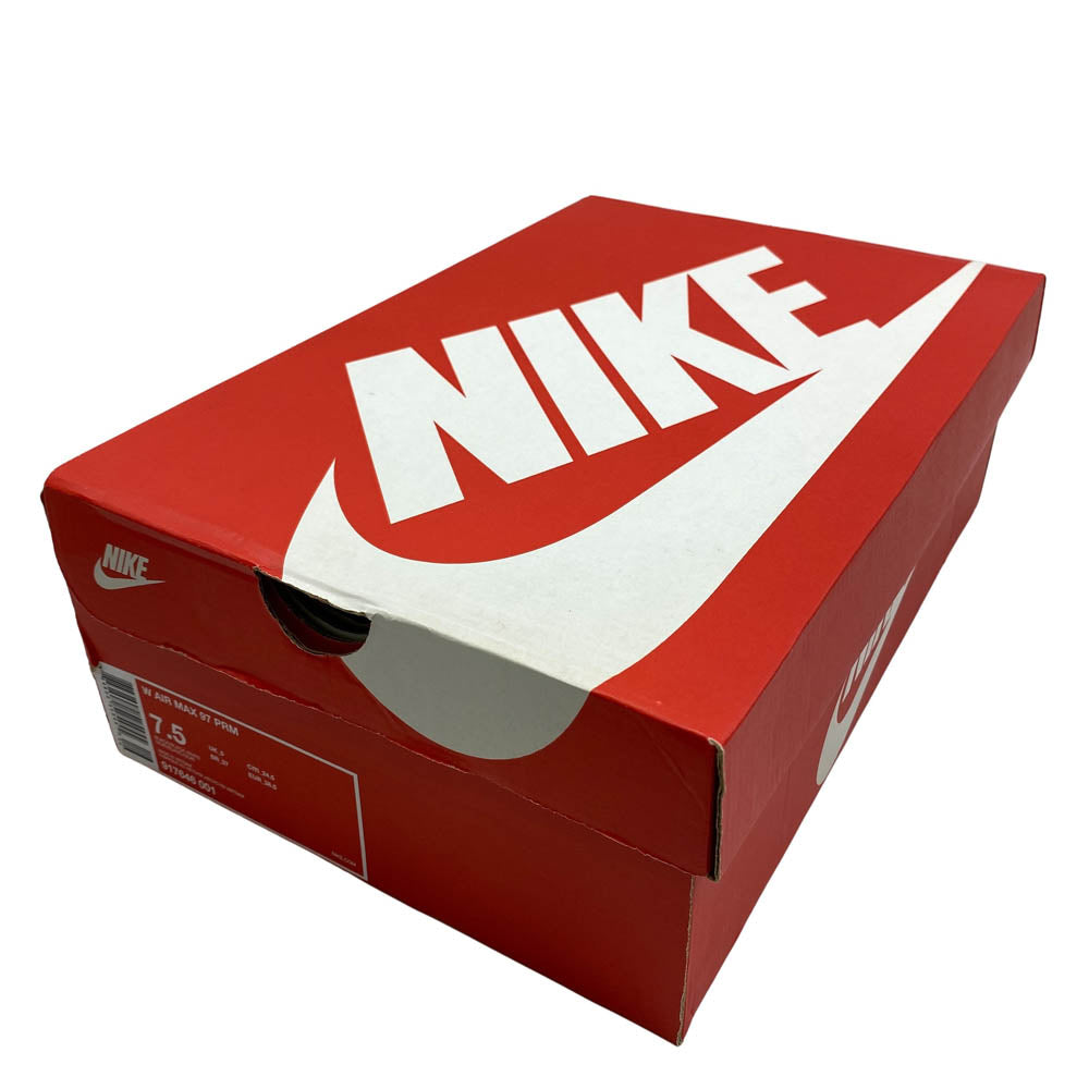 NIKE ナイキ 917646-001 Womens Air Max 97 PRM ウィメンズ エアマックス プレミアム ローカット スニーカー ブラック系 24.5cm【中古】