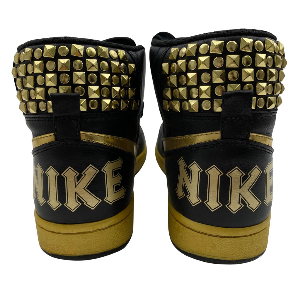 NIKE ナイキ 325319-071 2008年製 TERMINATOR HIGH SUPREME ターミネーター ハイ サプリーム ロックンロール スタッズ ハイカット スニーカー ブラック系 25cm【中古】
