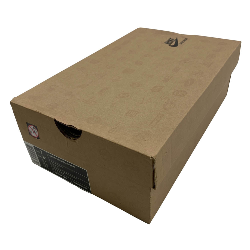 NIKE ナイキ 325319-071 2008年製 TERMINATOR HIGH SUPREME ターミネーター ハイ サプリーム ロックンロール スタッズ ハイカット スニーカー ブラック系 25cm【中古】