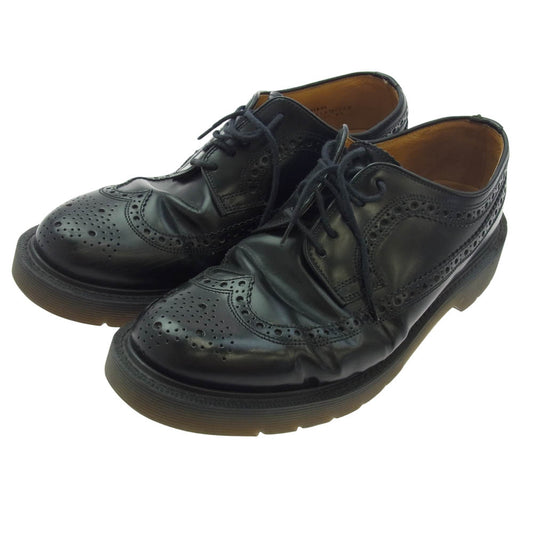 ローク C840t0 ウィングチップ レザー シューズ ドレスシューズ ブラック系 8.5【中古】