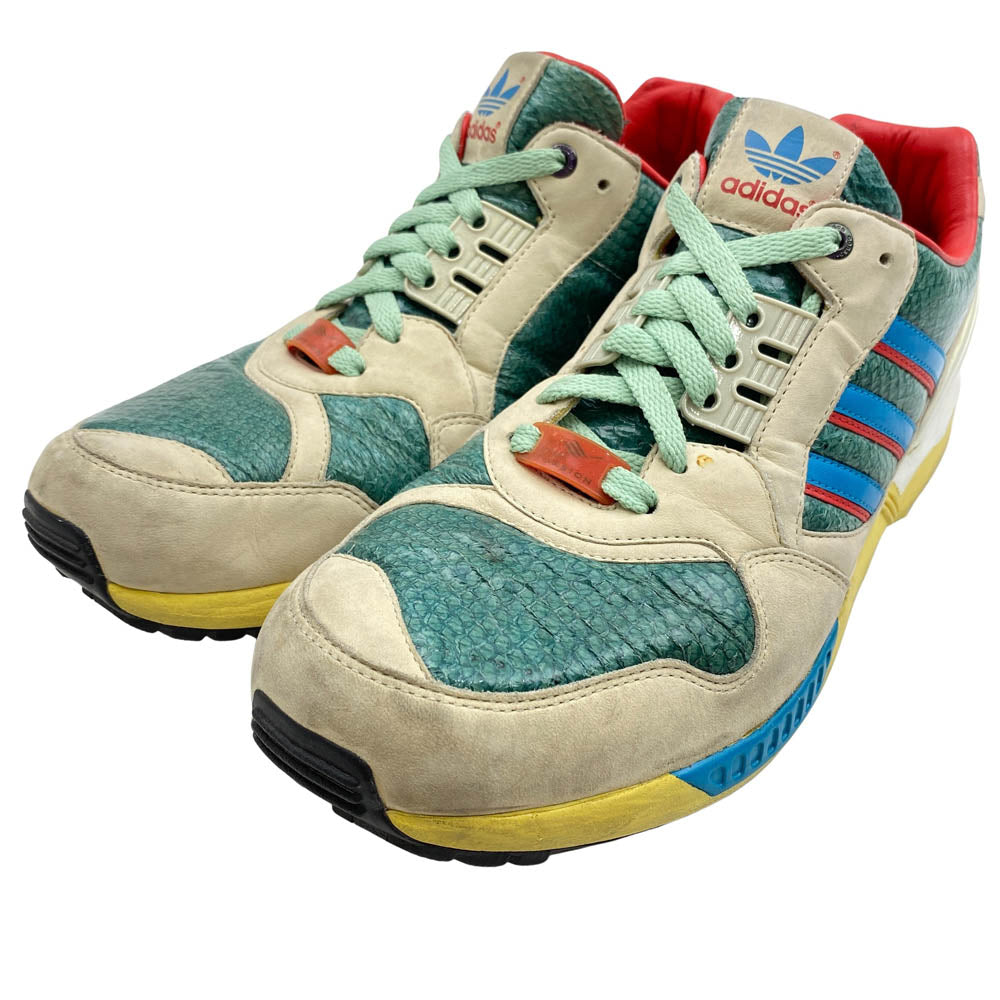 adidas アディダス 675001 2008 CONSORTIUM ZX 9000 サーモン ローカット スニーカー グリーン系 29.5cm【中古】