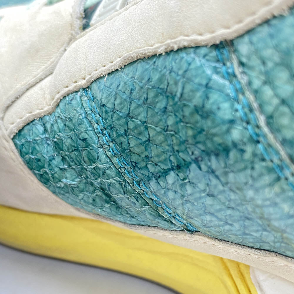 adidas アディダス 675001 2008 CONSORTIUM ZX 9000 サーモン ローカット スニーカー グリーン系 29.5cm【中古】