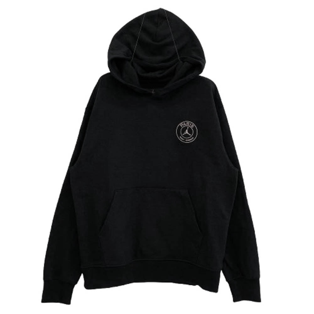 NIKE ナイキ FV7730-045 Jordan Brand M J PSG STMT FLC PO ロゴ刺繍 ジョーダン ブランド パリサンジェルマン フリース プルオーバー フーディ パーカー ブラック系 M【中古】