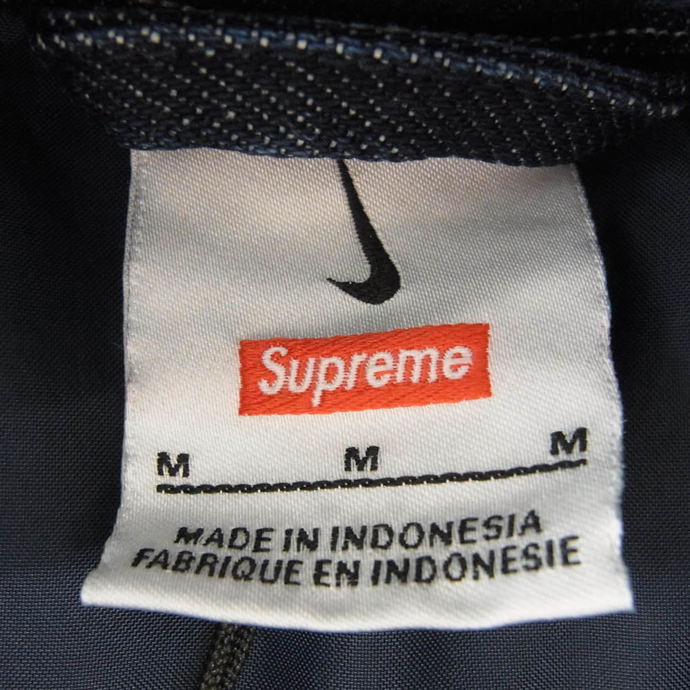 Supreme シュプリーム 24SS FQ0323-010 NIKE Denim Puffer Vest ナイキ デニム パファー ベスト インディゴブルー系 M【極上美品】【中古】