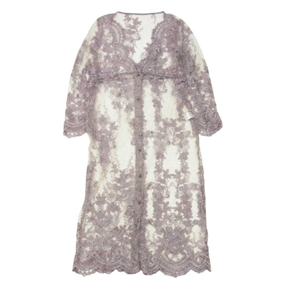 アメリ LACE GOWN DRESS レースガウンドレス ワンピース パープル系【中古】