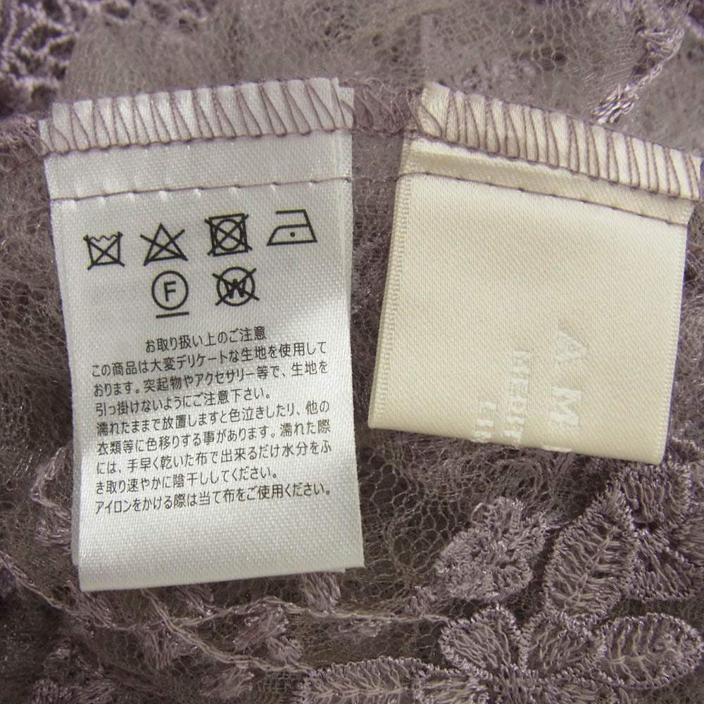 アメリ LACE GOWN DRESS レースガウンドレス ワンピース パープル系【中古】