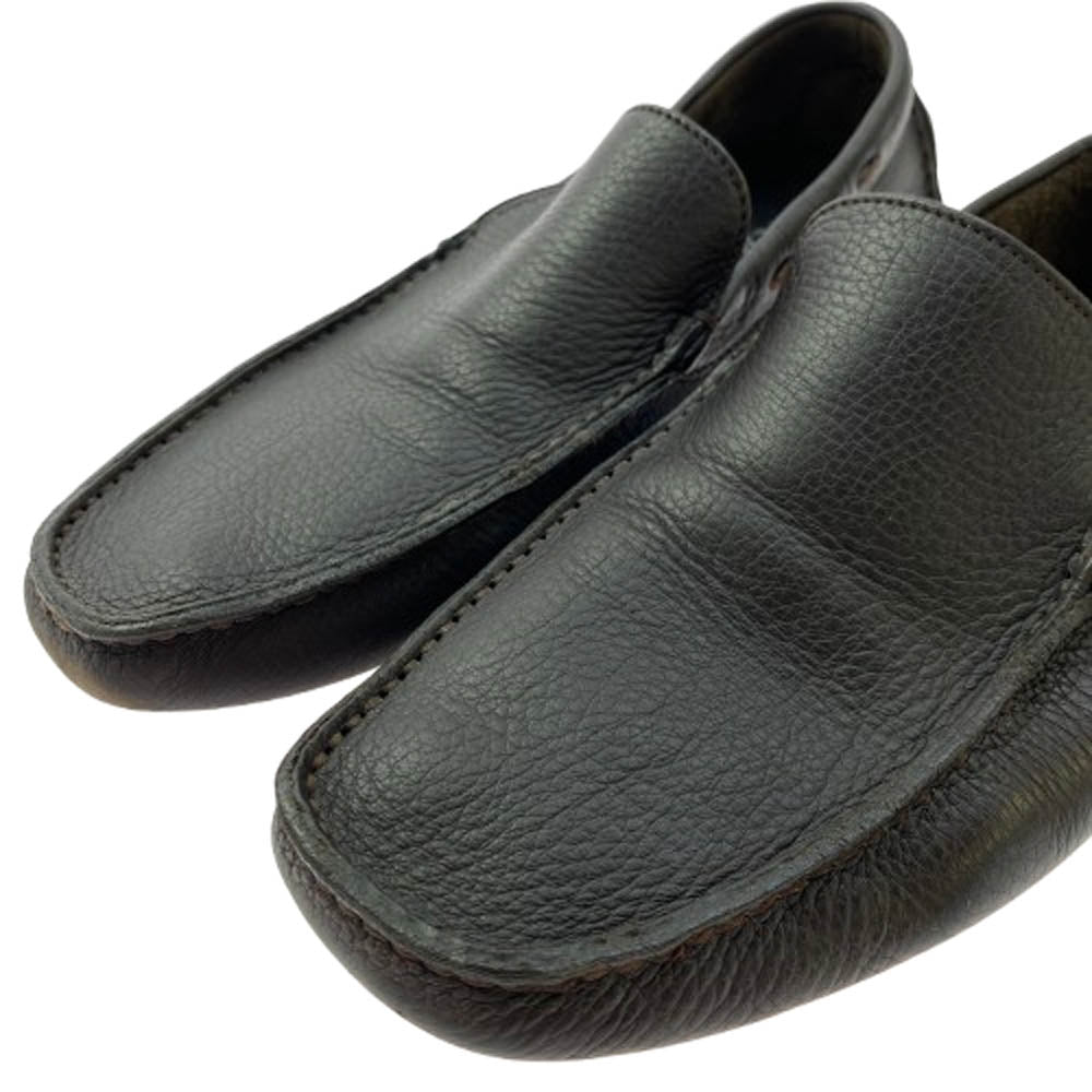 PRADA プラダ 2D0165 ダークブラウン スリッポン ドライビング シューズ ブラウン系 6.5【中古】