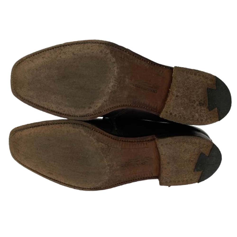 CROCKETT&JONES クロケットアンドジョーンズ 8489-25R CHUKKA ダークブラウン レザー チャッカ ブーツ ブラウン系 7.5D【中古】