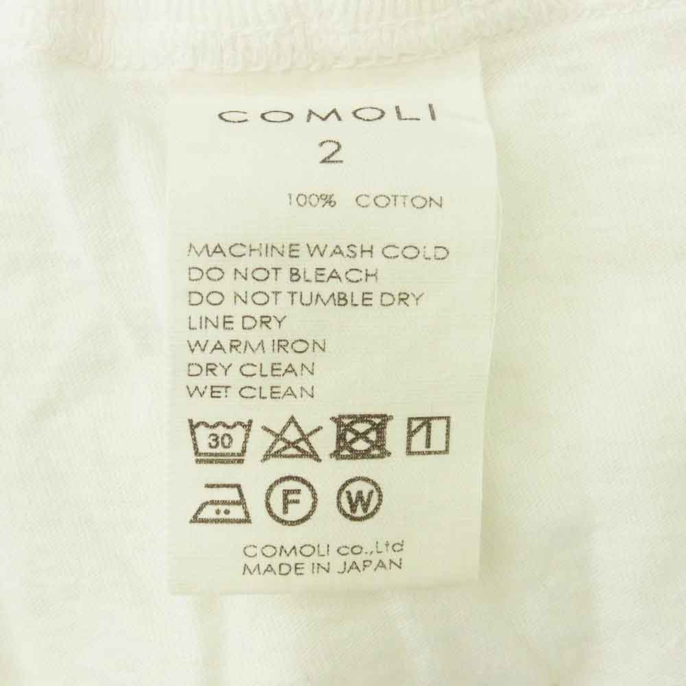 COMOLI コモリ 24SS Z01-05019 サープラス タンクトップ ホワイト ホワイト系 2【中古】