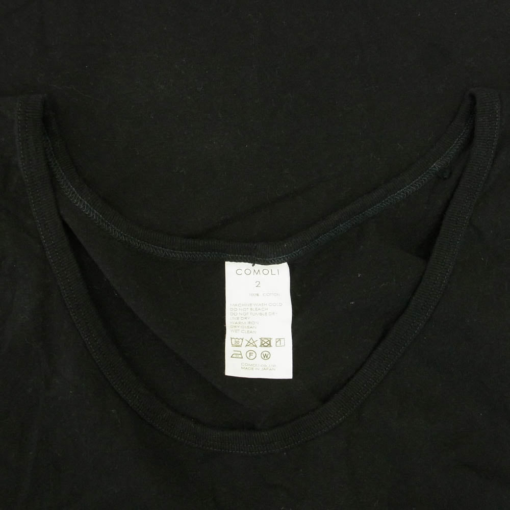 COMOLI コモリ 24SS Z01-05019 サープラス タンクトップ ブラック ブラック系 2【中古】