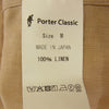 PORTER CLASSIC ポータークラシック ROLL UP SHIRT ロールアップ リネン 長袖 シャツ ブラウン系 M【中古】