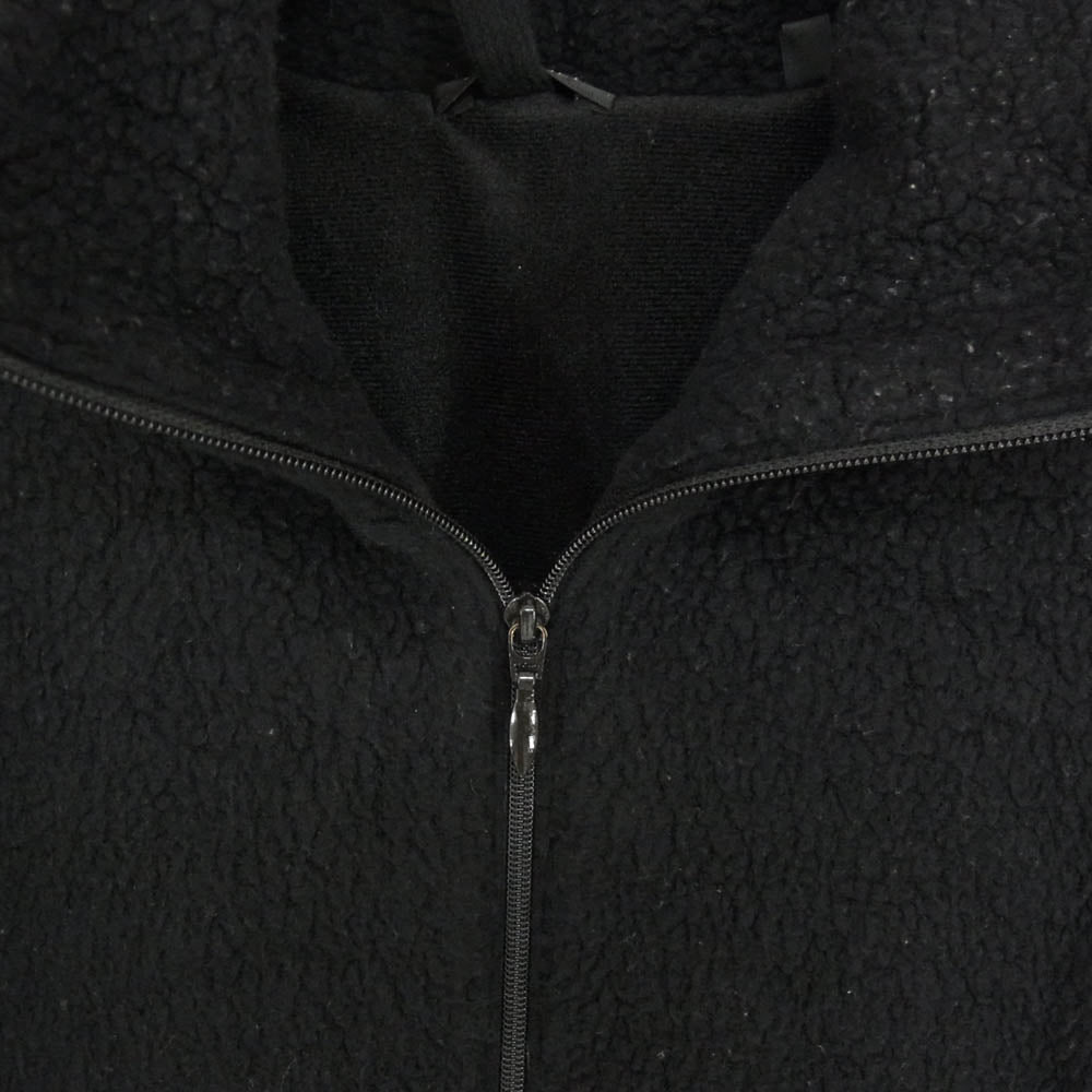 COMOLI コモリ 21AW U03-05012 ウールフリースジップアップジャケット ブラック系 2【中古】