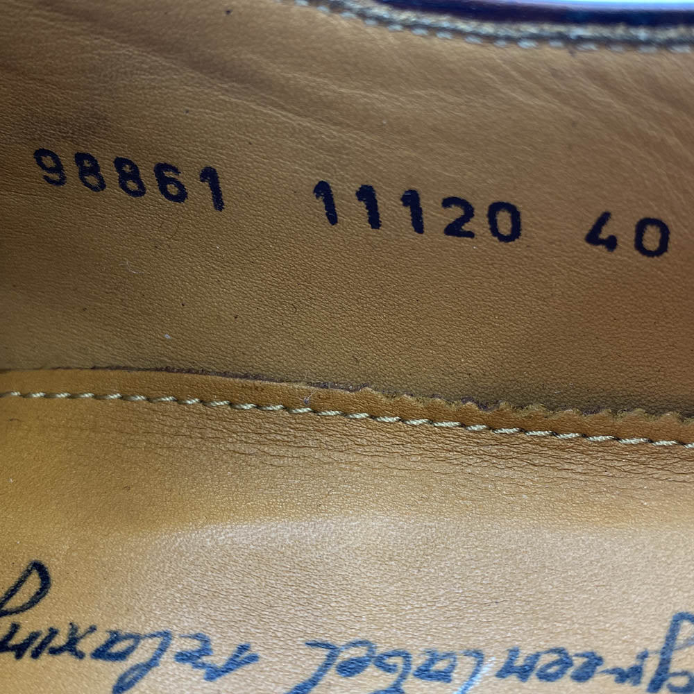 JALAN SRIWIJAYA ジャランスリウァヤ 98861 グリーンレーベル別注 ストレートチップ レザー レースアップ シューズ ブラウン系 40【中古】