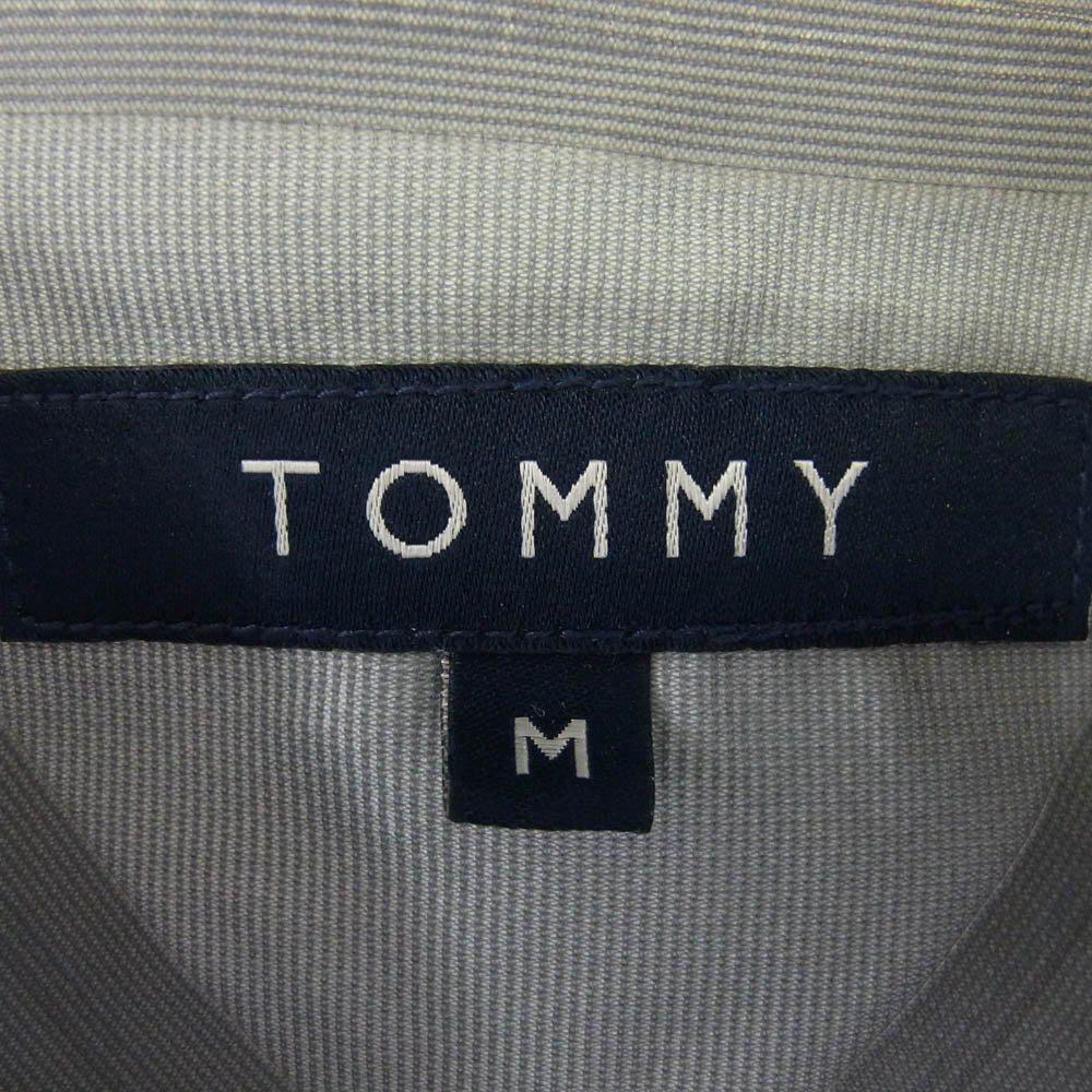 TOMMY トミー ロゴ刺繍 ナイロン マウンテン パーカー ダークネイビー系 M【中古】