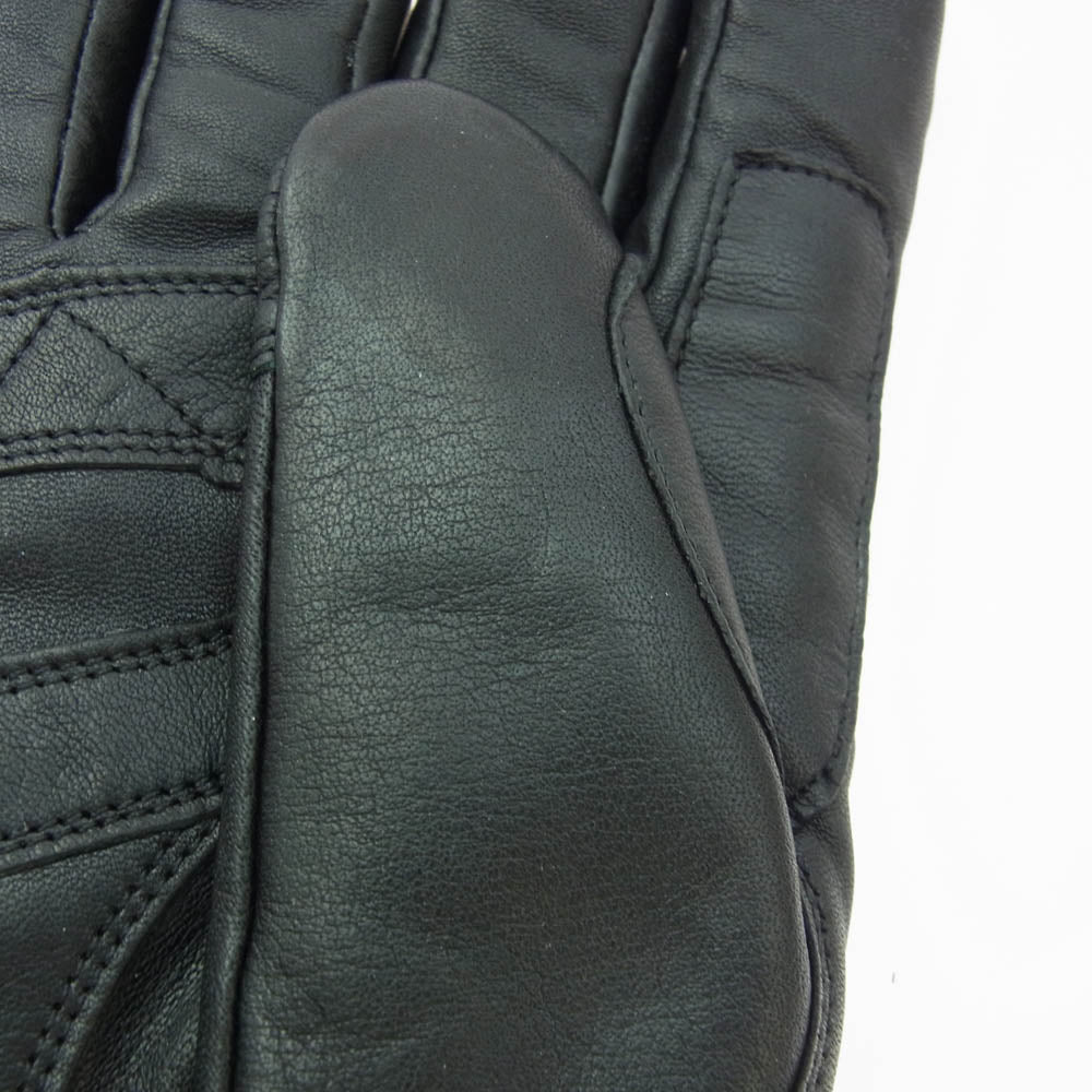 schott ショット 782-4970045 ワンスター スタッズ 内ボア レザー ウインターグローブ 手袋 ブラック系 M【美品】【中古】