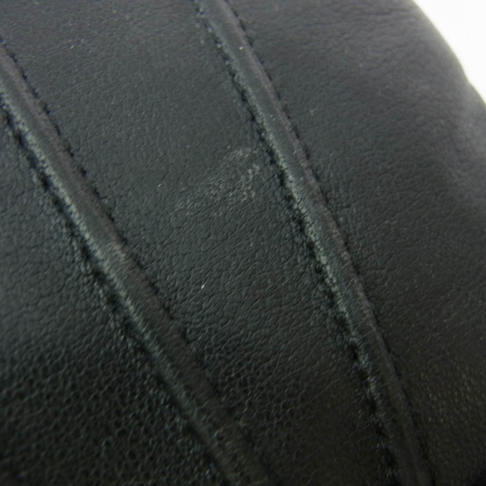 schott ショット 782-4970045 ワンスター スタッズ 内ボア レザー ウインターグローブ 手袋 ブラック系 M【美品】【中古】