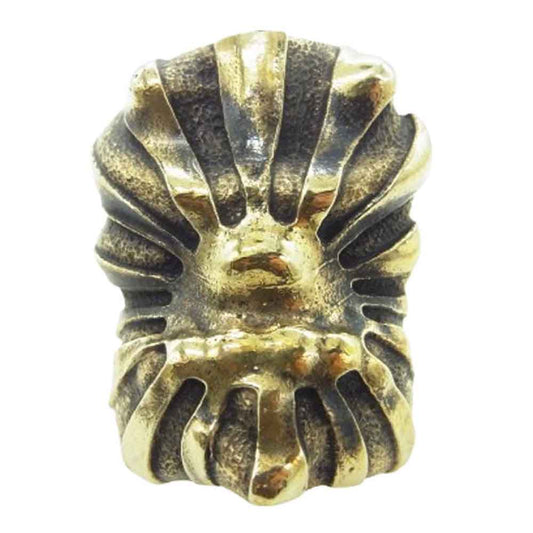 STARLIN GEAR スターリンギア ギャランティカード付属 パンチャーカミカゼデビル w/ブラスジャパンランサイズフラッグフェイス リング シルバー系 ゴールド系 21号【中古】