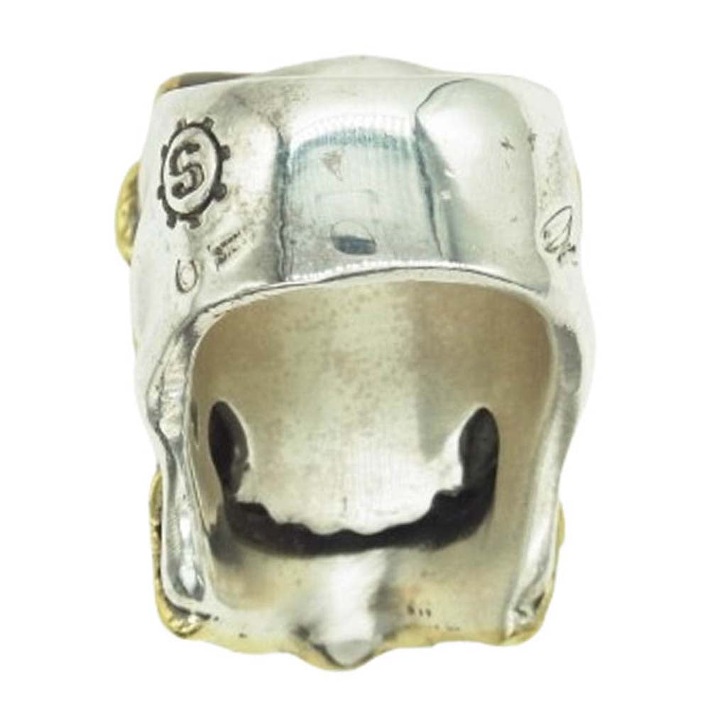 STARLIN GEAR スターリンギア ギャランティカード付属 パンチャーカミカゼデビル w/ブラスジャパンランサイズフラッグフェイス リング シルバー系 ゴールド系 21号【中古】