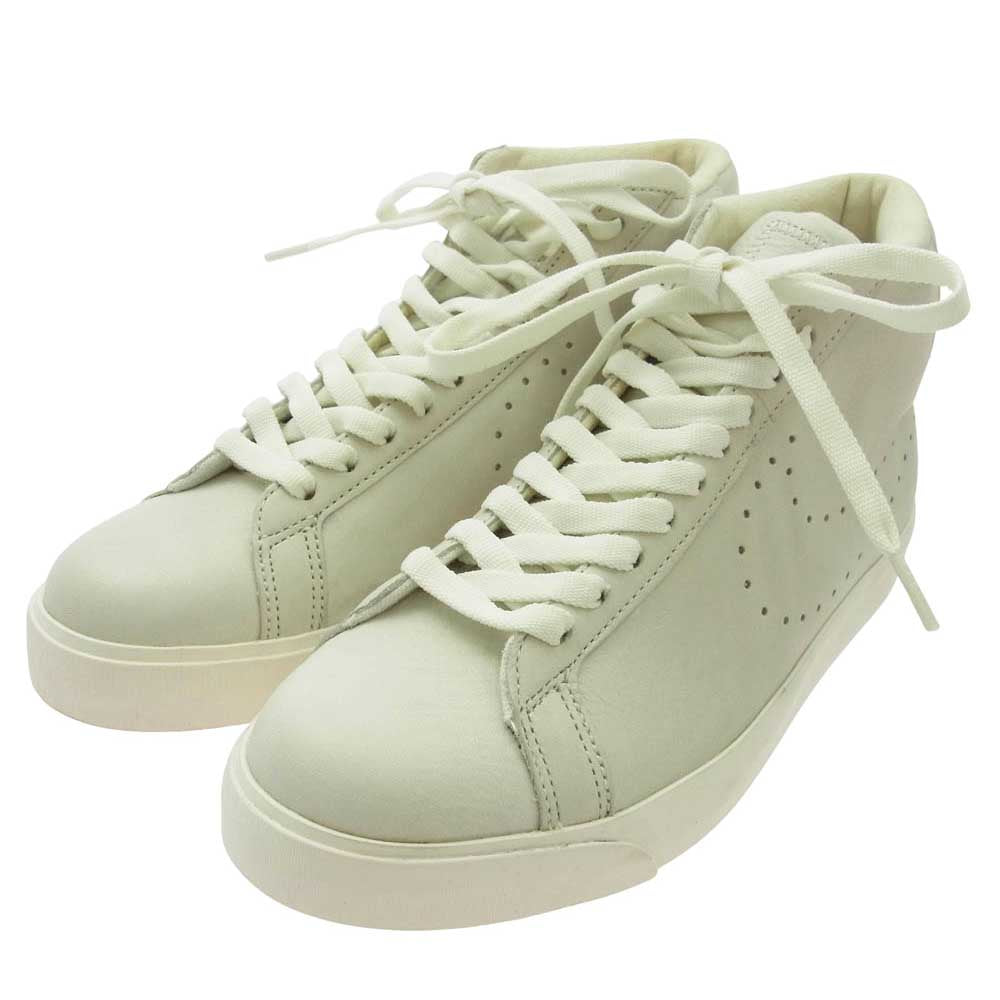 NIKE ナイキ 380670-111 BLAZER MID SUPREME PERF TZ ブレザー ミッド サプリーム レザー ホワイト系 25cm【中古】