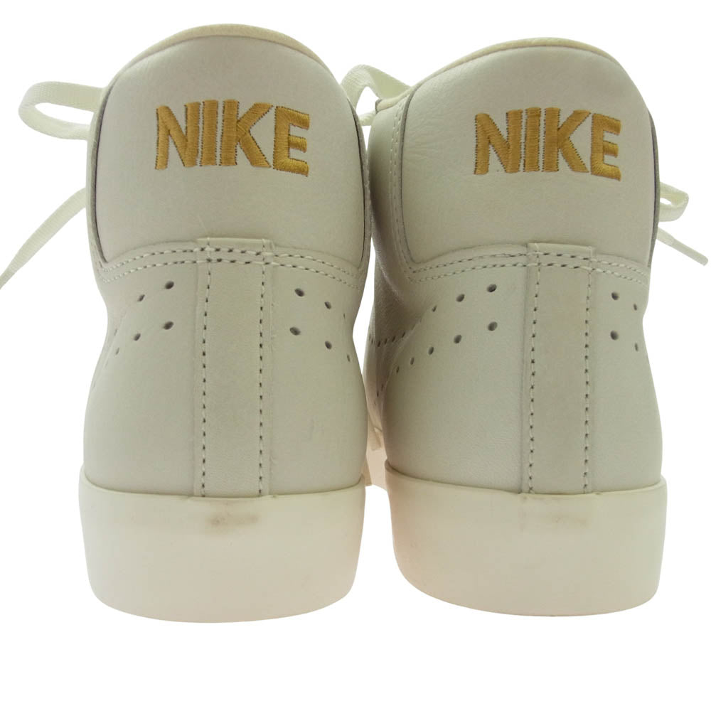 NIKE ナイキ 380670-111 BLAZER MID SUPREME PERF TZ ブレザー ミッド サプリーム レザー ホワイト系 25cm【中古】