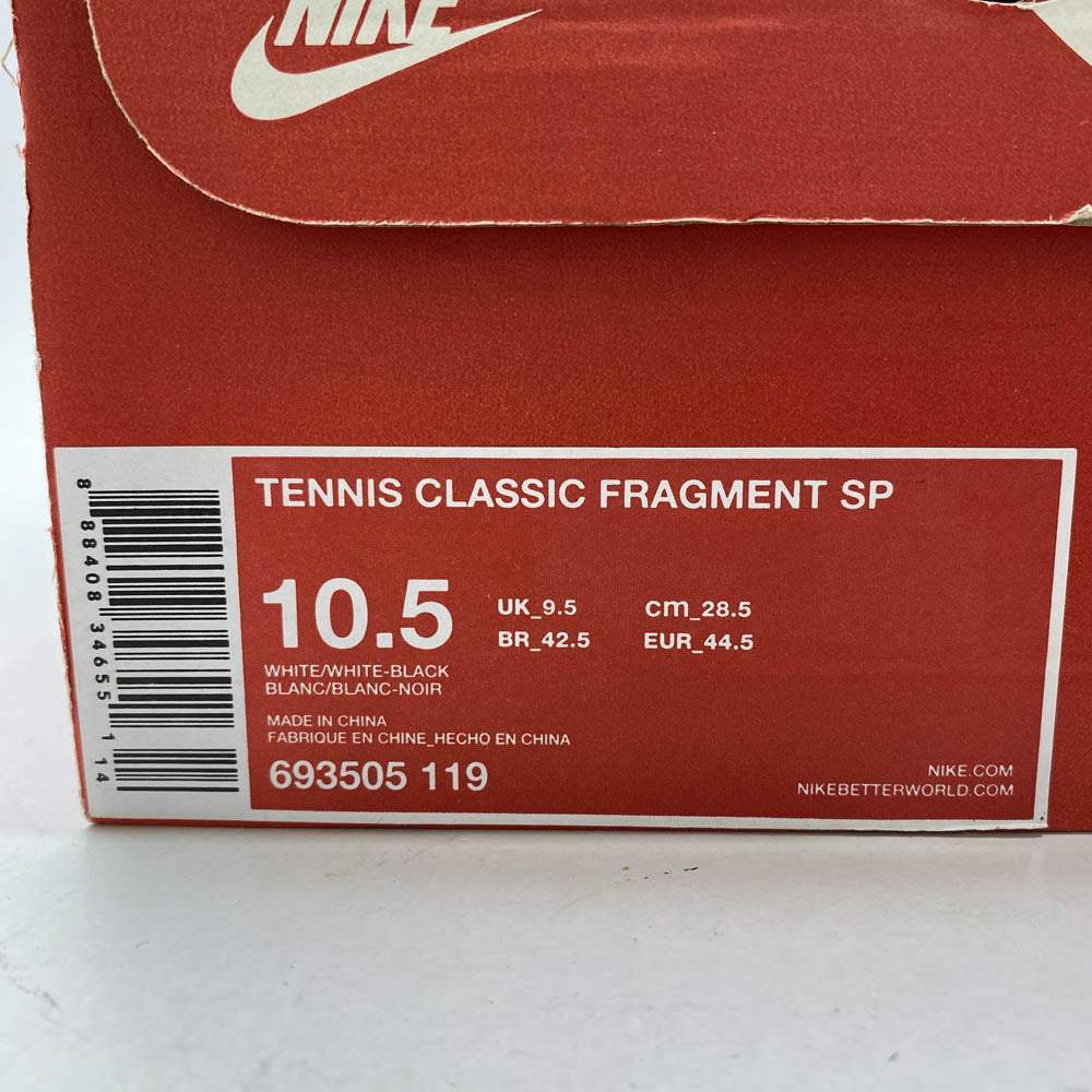 NIKE ナイキ 693505-119 TENNIS CLASSIC FRAGMENT テニス クラシック フラグメント ホワイト系 28.5cm【中古】