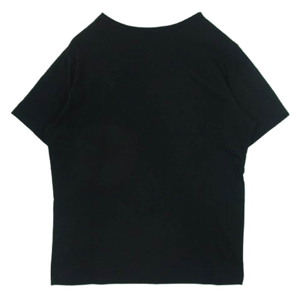 Yohji Yamamoto POUR HOMME ヨウジヤマモトプールオム HE-T45-992 胸ロゴプリント 半袖 Tシャツ カットソー ブラック系 3【中古】