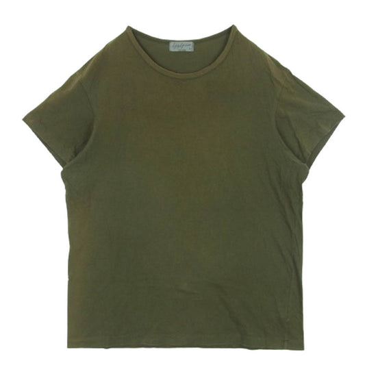 Yohji Yamamoto POUR HOMME ヨウジヤマモトプールオム HR-T02-070 クルーネック 半袖 Tシャツ カットソー グリーン系 3【中古】
