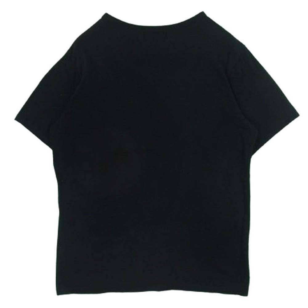 Yohji Yamamoto POUR HOMME ヨウジヤマモトプールオム HE-T45-992 袖ロゴプリント 半袖 Tシャツ カットソー ブラック系 3【中古】