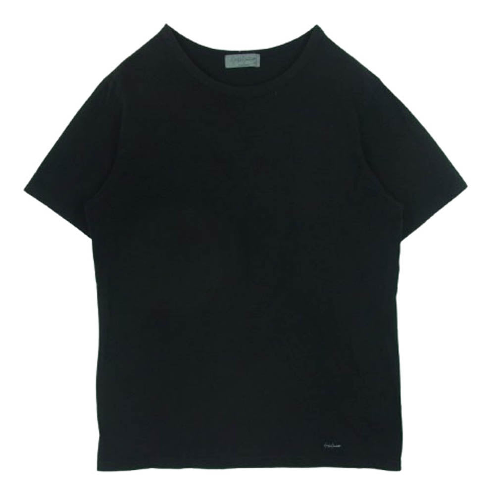 Yohji Yamamoto POUR HOMME ヨウジヤマモトプールオム HE-T45-992 裾ロゴプリント 半袖 Tシャツ カットソー ブラック系 3【中古】