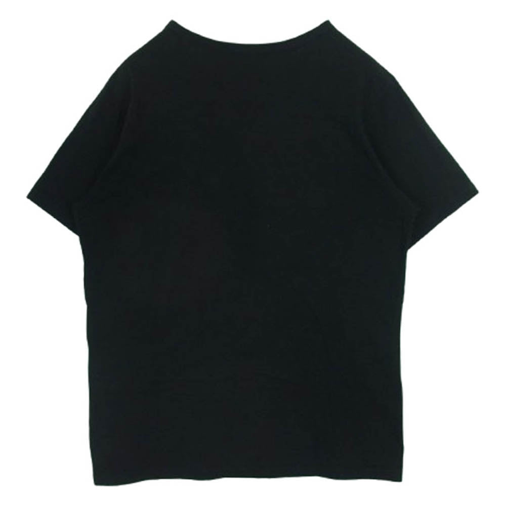 Yohji Yamamoto POUR HOMME ヨウジヤマモトプールオム HE-T45-992 裾ロゴプリント 半袖 Tシャツ カットソー ブラック系 3【中古】