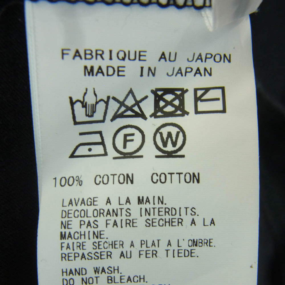 Yohji Yamamoto POUR HOMME ヨウジヤマモトプールオム HX-T03-070 カルティマ天竺 新丸首 長袖 Tシャツ カットソー ブラック系 3【中古】