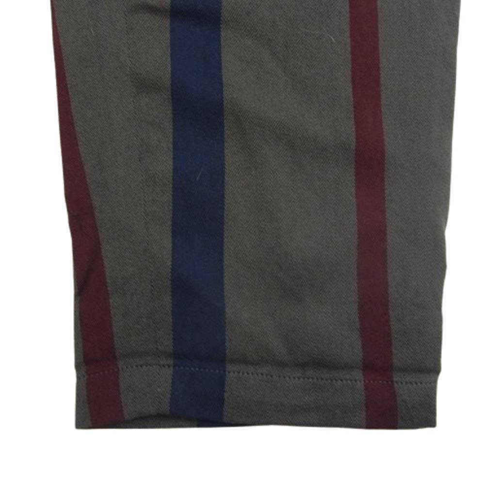 Y's Yohji Yamamoto ワイズ ヨウジヤマモト MV-P51-158 赤タグ RED LABEL レッドレーベル ウール ストライプ イージー パンツ グレー系 3【中古】