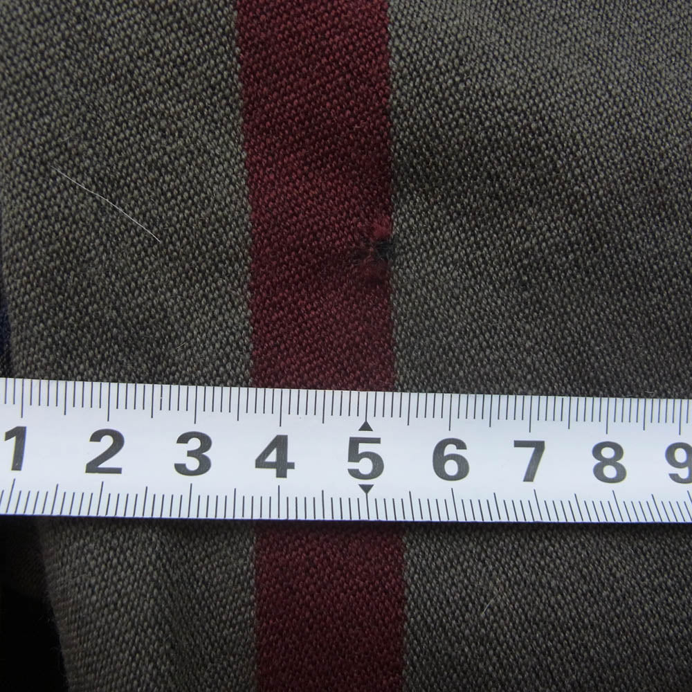 Y's Yohji Yamamoto ワイズ ヨウジヤマモト MV-P51-158 赤タグ RED LABEL レッドレーベル ウール ストライプ イージー パンツ グレー系 3【中古】