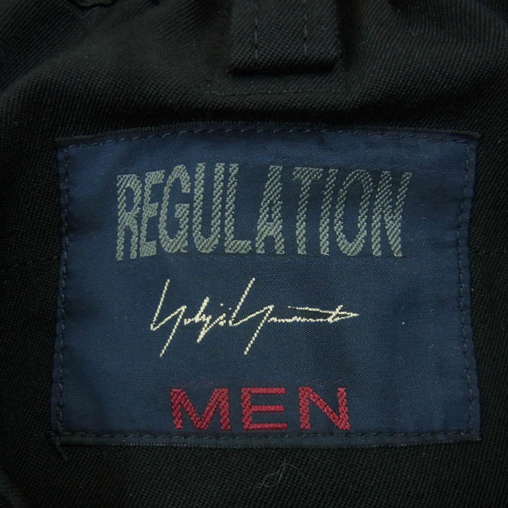 Yohji Yamamoto ヨウジヤマモト 17SS HD-P01-140 REGULATION レギュレーション GABARDINE SLIM STRING PANTS ウール ギャバジン 裾リブ ストリング パンツ ブラック系 2【中古】