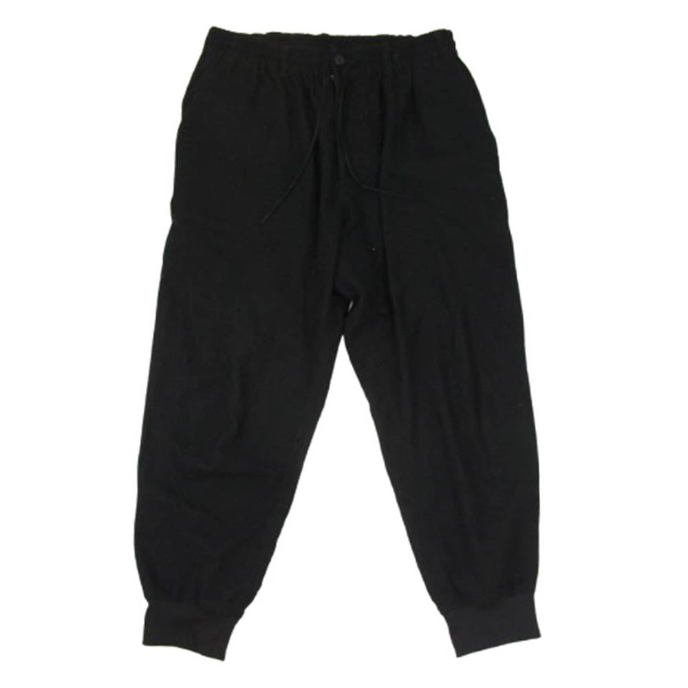 Y-3 Yohji Yamamoto ワイスリー ヨウジヤマモト HM9345 CL WOOL FLANNEL CUF PANT クラシック ウール フランネル カフ パンツ ブラック系 M【中古】