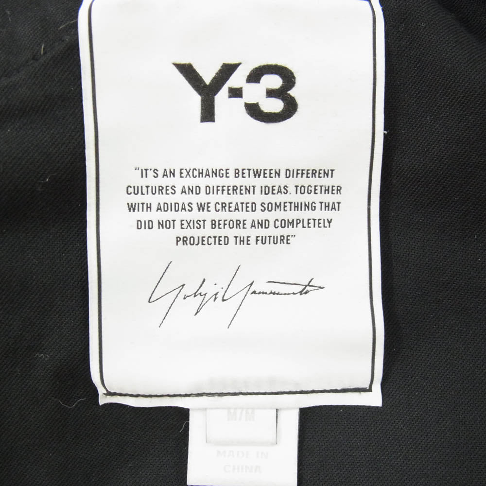 Y-3 Yohji Yamamoto ワイスリー ヨウジヤマモト HM9345 CL WOOL FLANNEL CUF PANT クラシック ウール フランネル カフ パンツ ブラック系 M【中古】