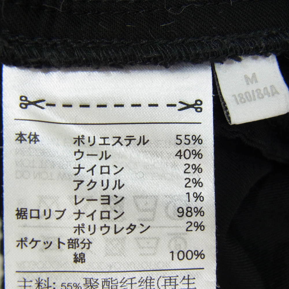 Y-3 Yohji Yamamoto ワイスリー ヨウジヤマモト HM9345 CL WOOL FLANNEL CUF PANT クラシック ウール フランネル カフ パンツ ブラック系 M【中古】