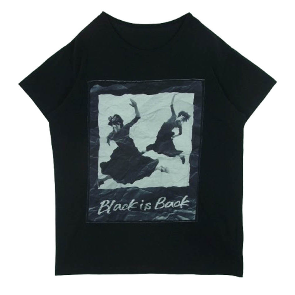 Yohji Yamamoto ヨウジヤマモト FG-T78-271 Black Pasted Inkjet Jersey T-Shirt インクジェット プリント 半袖 Tシャツ カットソー ブラック系 2【中古】