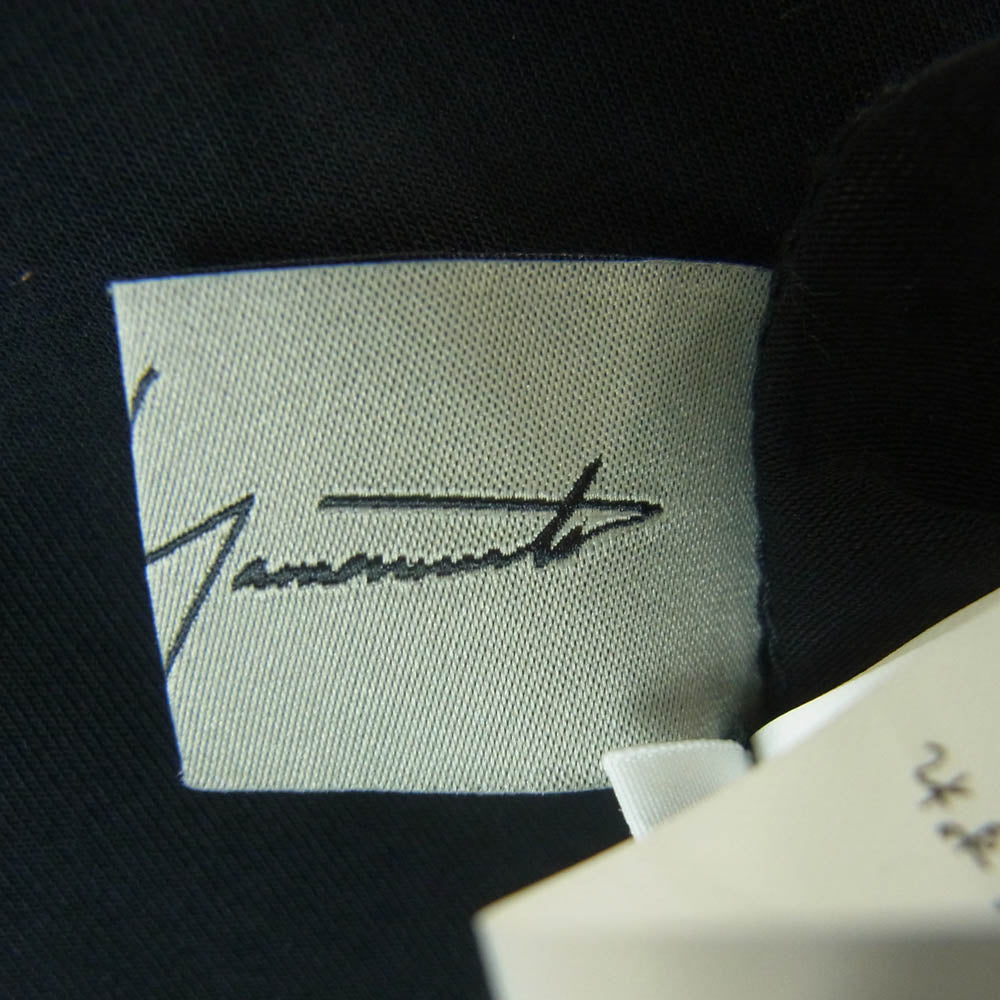 Yohji Yamamoto ヨウジヤマモト FG-T78-271 Black Pasted Inkjet Jersey T-Shirt インクジェット プリント 半袖 Tシャツ カットソー ブラック系 2【中古】