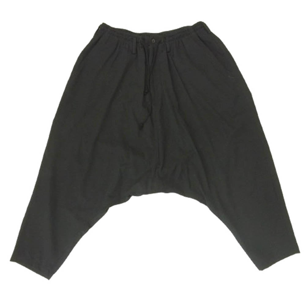 Yohji Yamamoto POUR HOMME ヨウジヤマモトプールオム 23SS HZ-P09-100 ウールギャバジン サルエルパンツ ブラック系 3【中古】