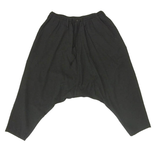 Yohji Yamamoto POUR HOMME ヨウジヤマモトプールオム 23SS HZ-P09-100 ウールギャバジン サルエルパンツ ブラック系 3【中古】