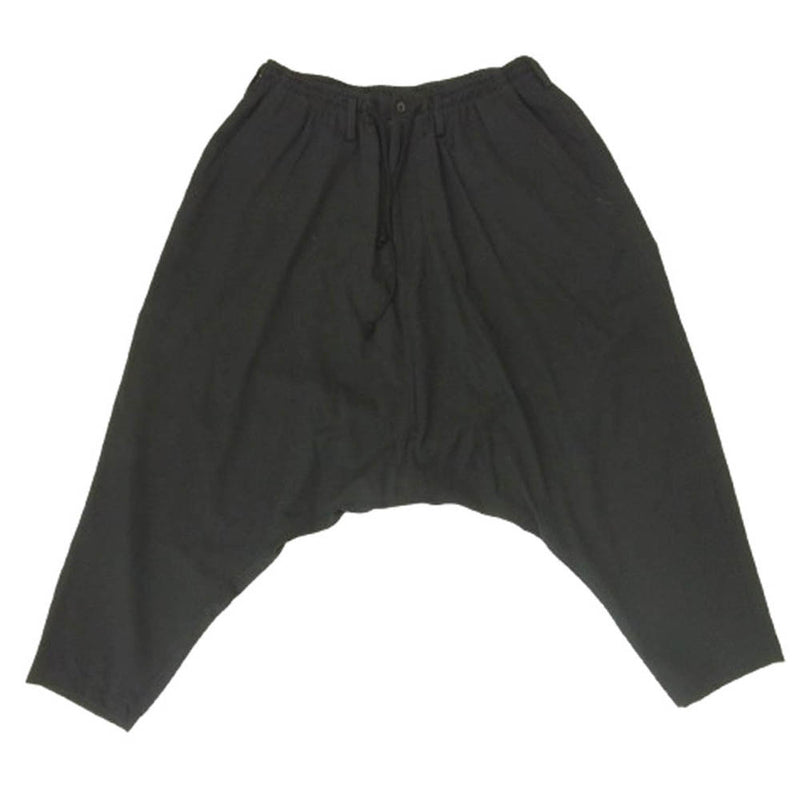 Yohji Yamamoto POUR HOMME ヨウジヤマモトプールオム 23SS HZ-P09-100 ウールギャバジン サルエルパンツ ブラック系 3【中古】