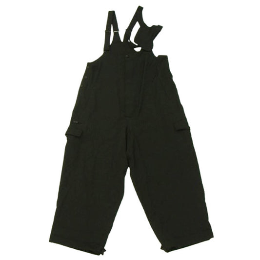 Yohji Yamamoto POUR HOMME ヨウジヤマモトプールオム 23SS HZ-D06-100 ウールギャバジン 変形 サスペンダー オーバーオール ブラック系【中古】