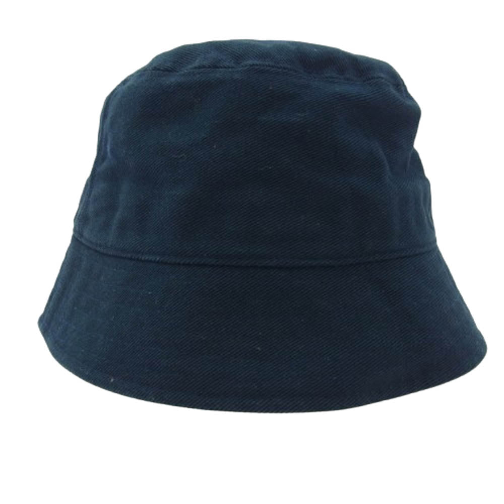 STUSSY ステューシー have a good vibe バケット ハット 帽子 ネイビー系 XL【中古】
