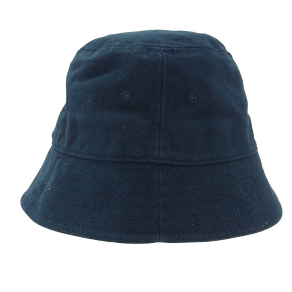 STUSSY ステューシー have a good vibe バケット ハット 帽子 ネイビー系 XL【中古】