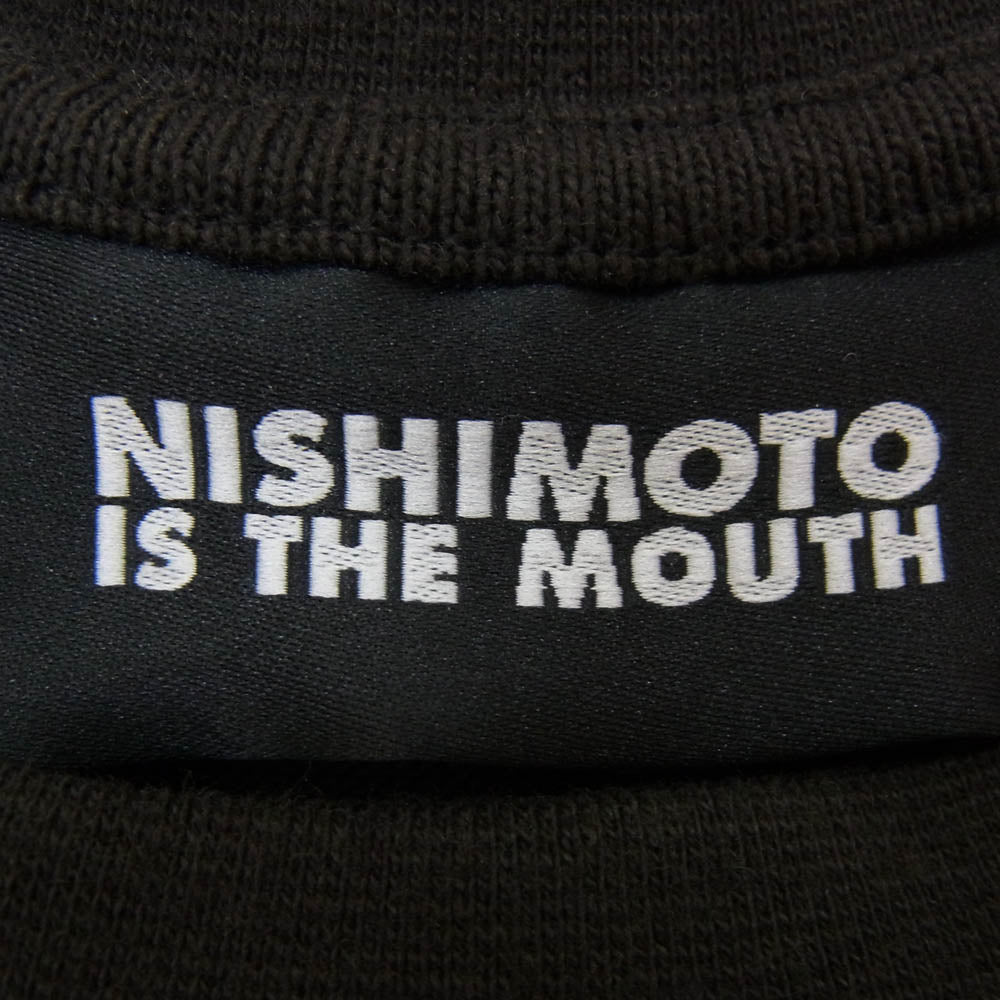 ニシモト イズ ザ マウス Rap S/S Tee ショートスリーブ ラップ Tシャツ ブラック系 M【極上美品】【中古】