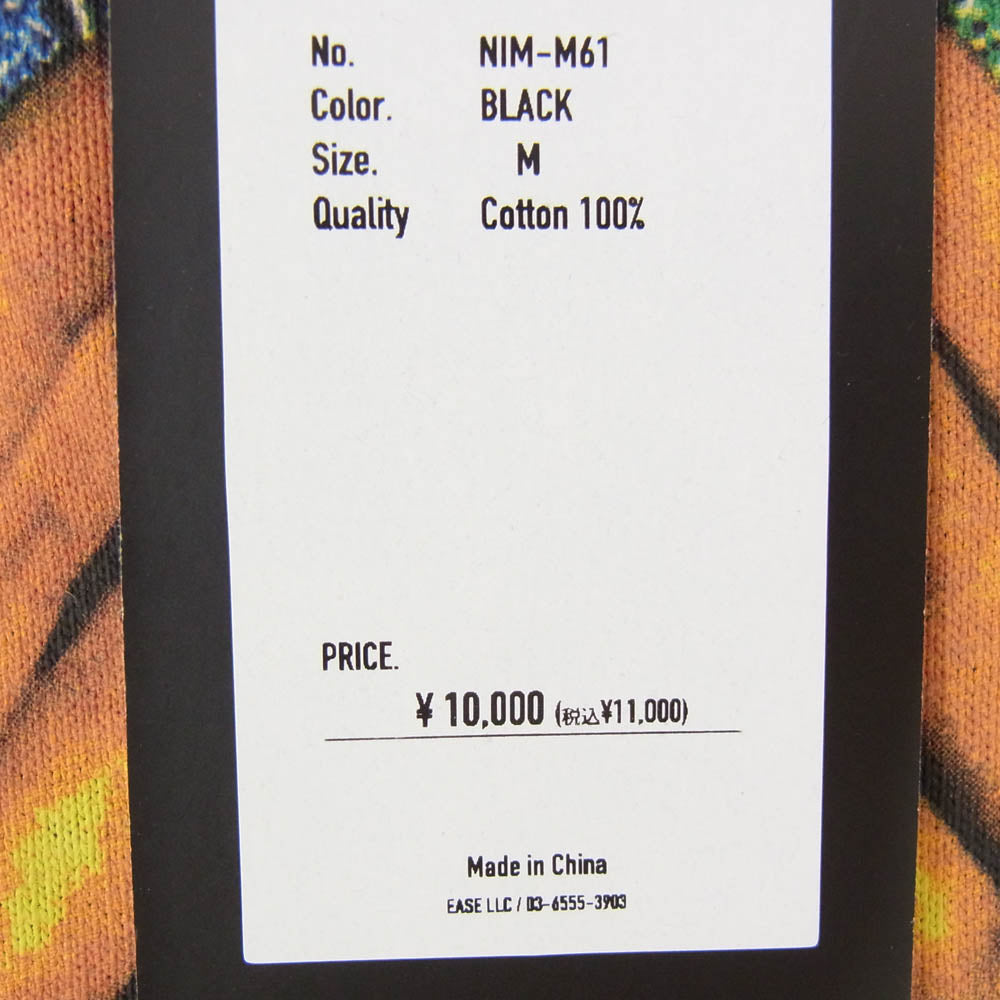 ニシモト イズ ザ マウス Rap S/S Tee ショートスリーブ ラップ Tシャツ ブラック系 M【極上美品】【中古】