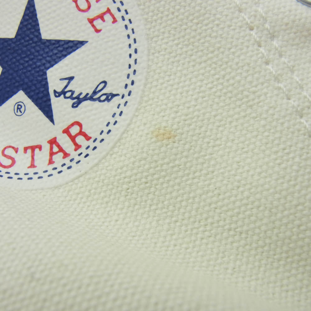 CONVERSE コンバース PLAY Comme des Gar?ons allstar プレイ コムデギャルソン オールスター ハイカット スニーカー オフホワイト系 27cm【美品】【中古】