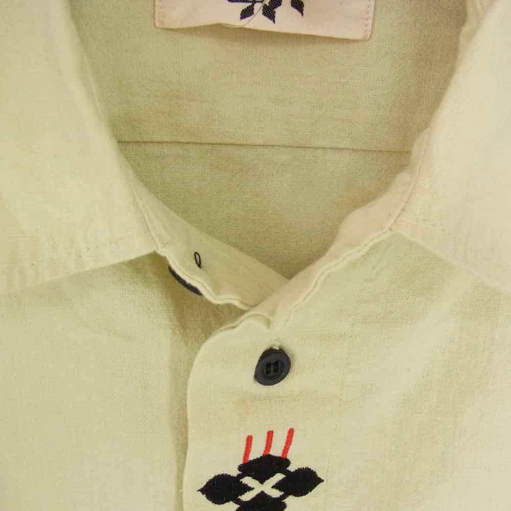 ガッキン G TYROLEAN SHIRT AND SOCKS PAIR 長袖 シャツ オフホワイト系 M【中古】